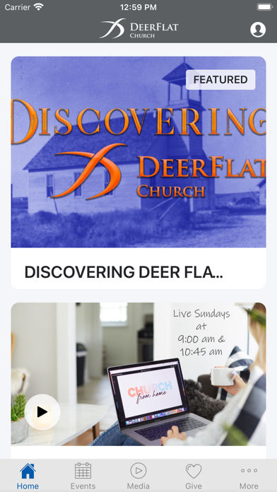 Deer Flat Church App Screenshot