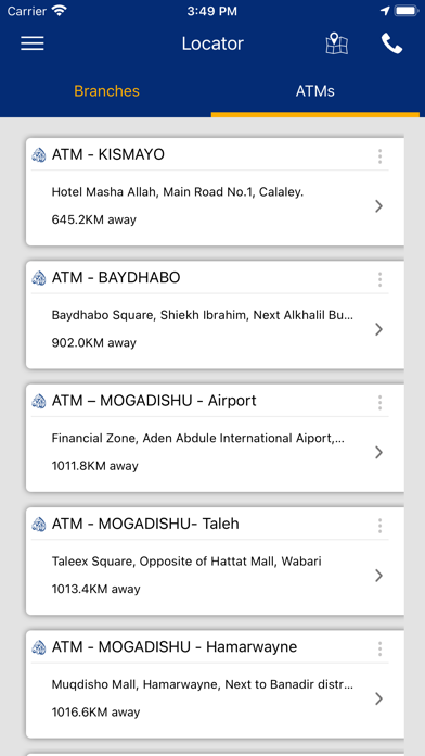 Amal Bank Mobile Banking Screenshot