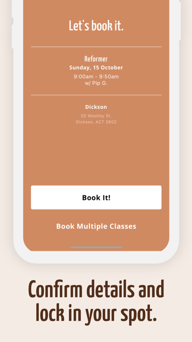 Muse Pilates Studio 2.0 Screenshot