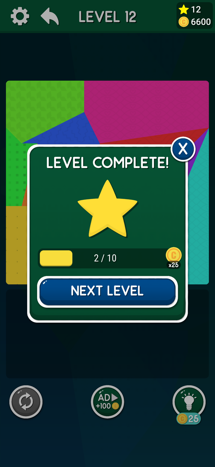 Tangram Match Master Puzzle