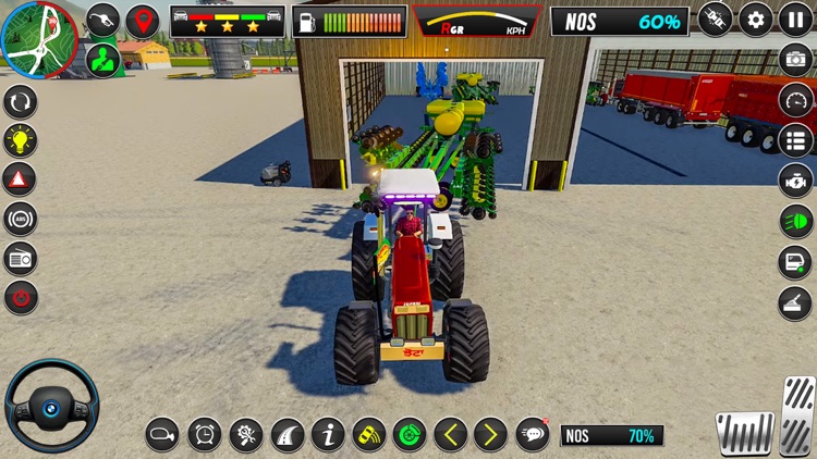 Farm Simulator Tractor Driving