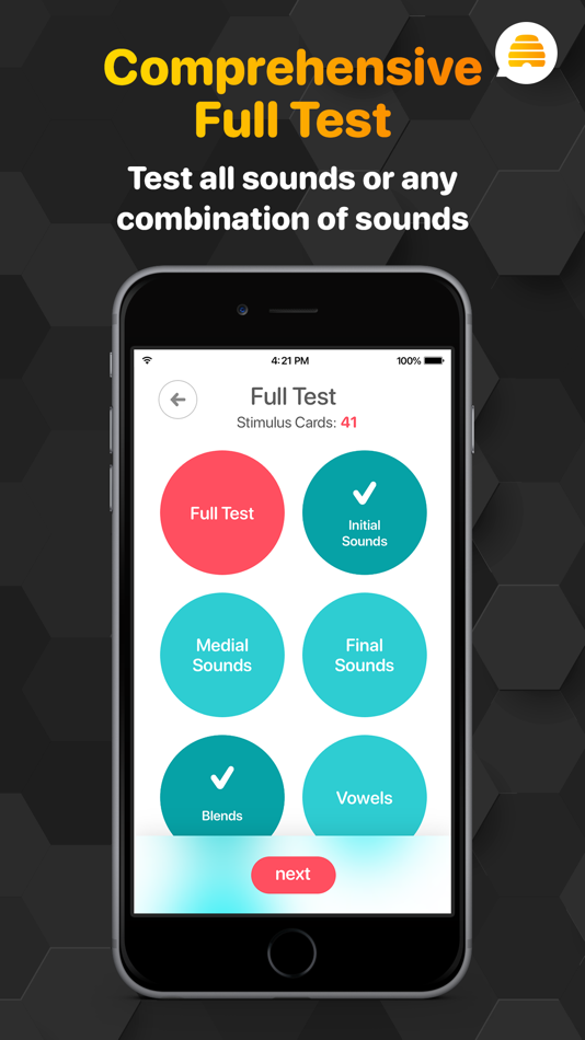 #3. Articulation Test Center Hive (iOS) 由: Little Bee Speech