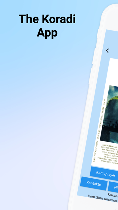 Koradi App Screenshot