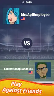 real money football flick game iphone screenshot 4