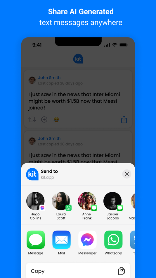 #2. Keep in Touch - (KIT) (iOS) 由: Kit App Corporation