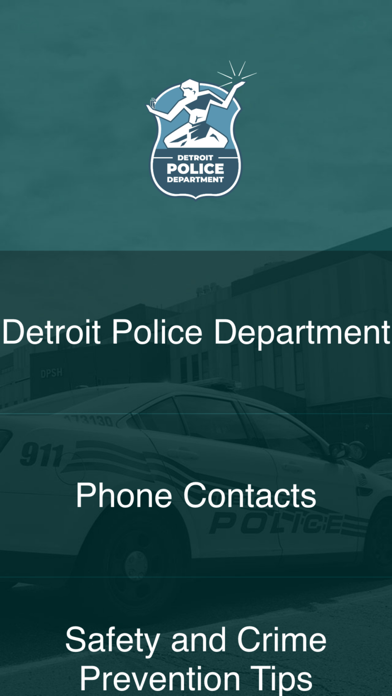 Detroit Police Department Screenshot