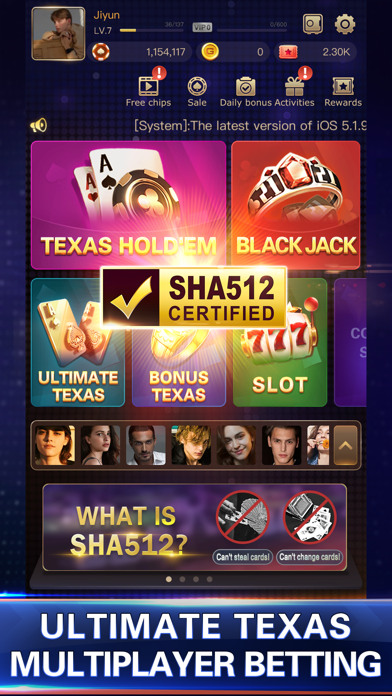 Pocket Texas Hold'em Screenshot