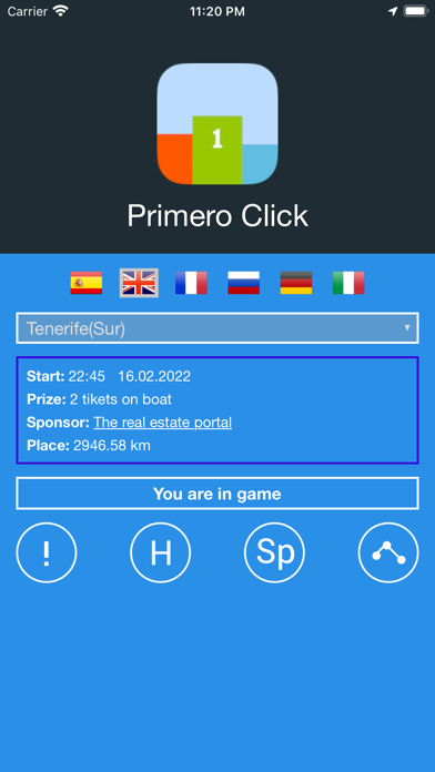 Primero Click Screenshot