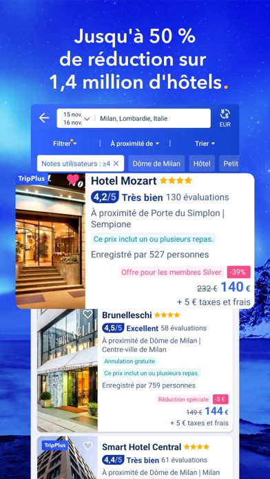 Screenshot #2 pour Trip.com: Vol, Hôtels, Train