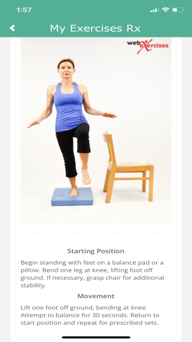 WebExercises FIT Screenshot