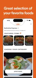 Sukhothai Thai Restaurant screenshot #2 for iPhone