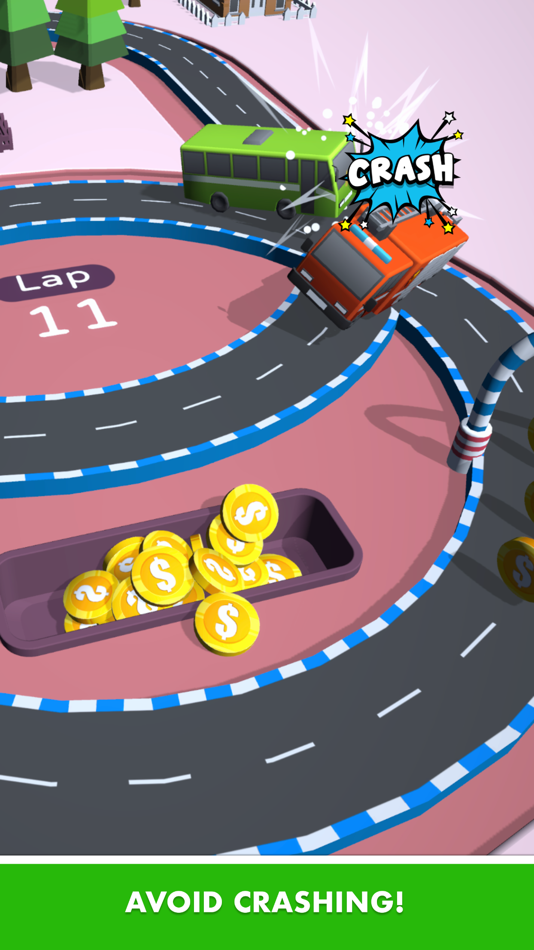 #3. Don't Crash! 3D (iOS) By: Super Spider Studios Private Limited