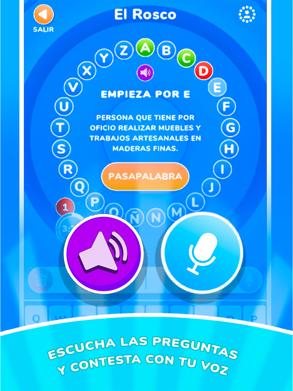 Pasapalabra: Juego Quiz de TV iPad screenshot 2 - Games app