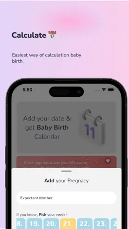 Game screenshot Pregnancy Calculator PreBaby hack