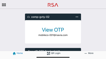 RSA Authenticator (SecurID) Screenshot