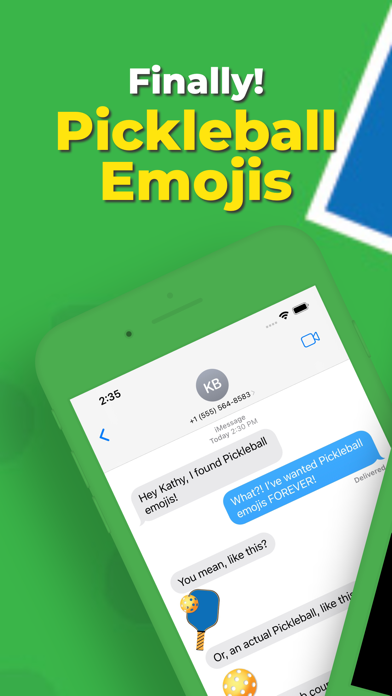 Pickleball Emojis Screenshot