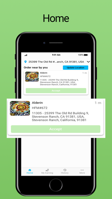 Home Fresh Meal Customers Screenshot