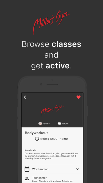 Müller's Gym Training Screenshot