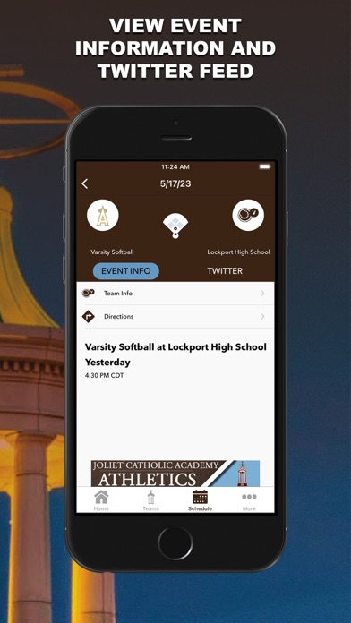JCA Athletics Screenshot