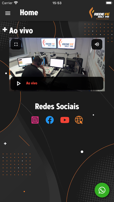 Rede Fé FM 100,1 Screenshot