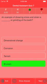 dental assistant quizzes iphone screenshot 3