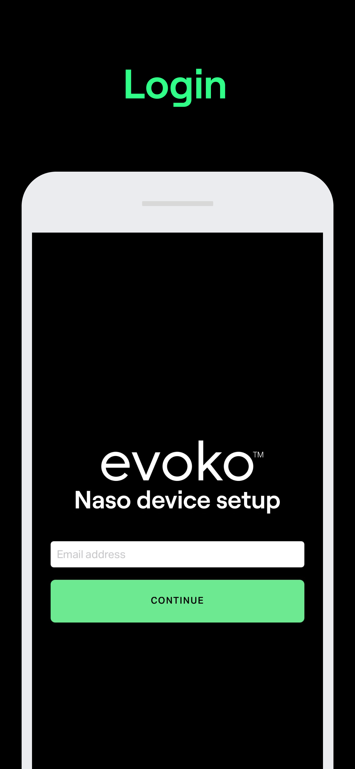 Naso device setup