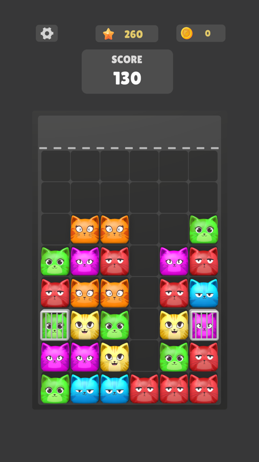 #2. Cat Merge Mania (iOS) 由: Brew Games