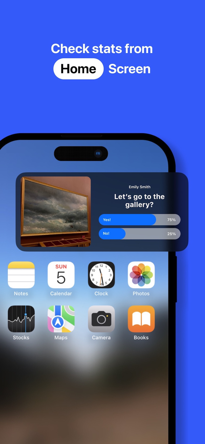 PinPoll - Polls on Home Screen