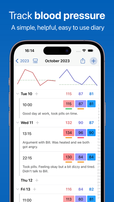 Blood Pressure • BP Tracker Screenshot