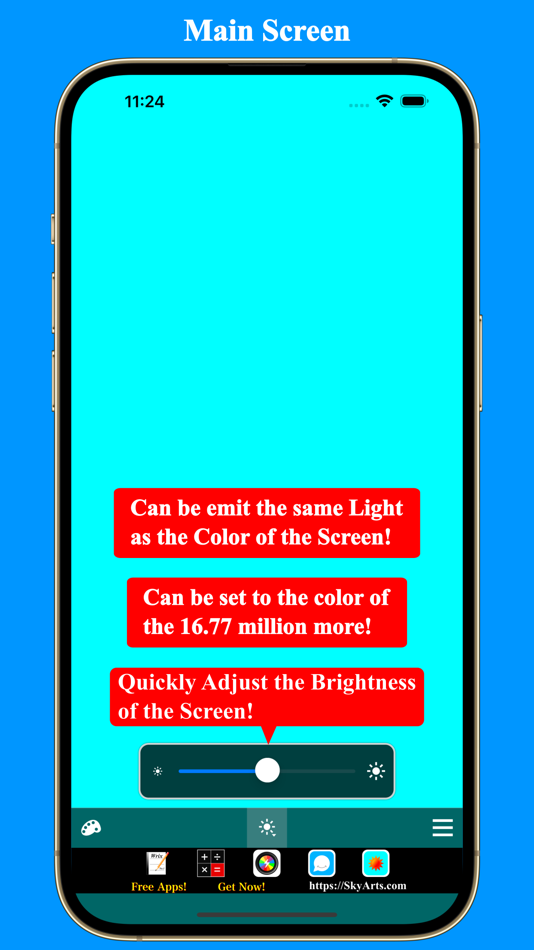 #1. Brighter Lite - Colored Light (iOS) 由: YONEKAWA Hideki