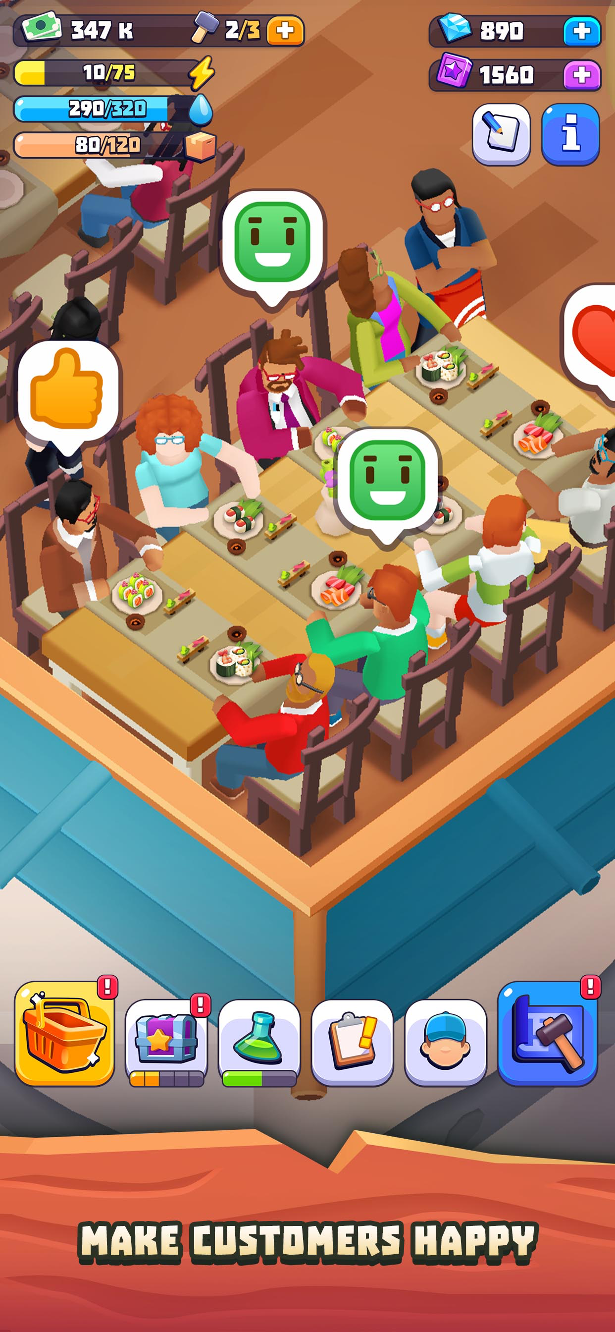 Sushi Empire Tycoon—Idle Game
