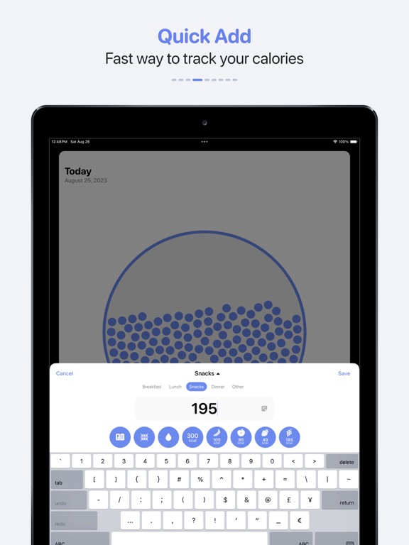 Calory: Calorie Counter Macrosのおすすめ画像4