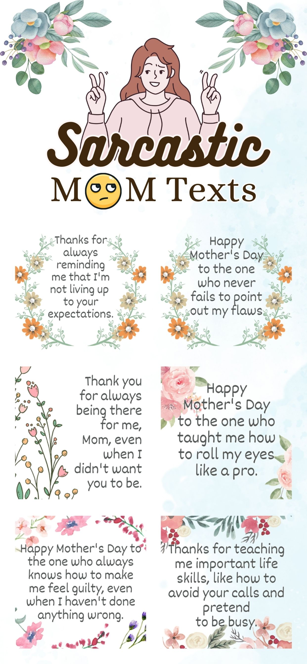 Hilarious Mom Texts One-liners