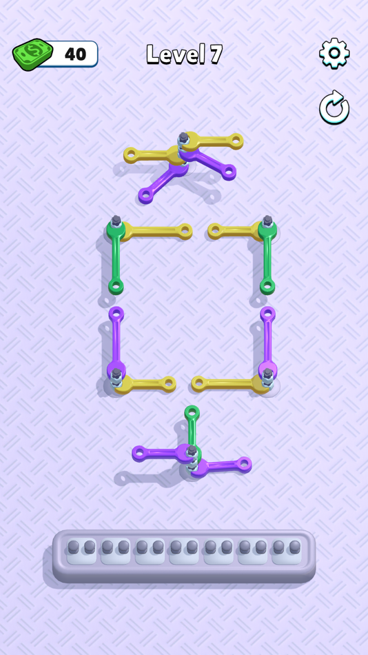 #3. Nut Sorting (iOS) Podle: ZiNKY OYUN YAZILIM ANONiM SiRKETi