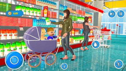 Pregnant Mother Twin Babies 3D Screenshot