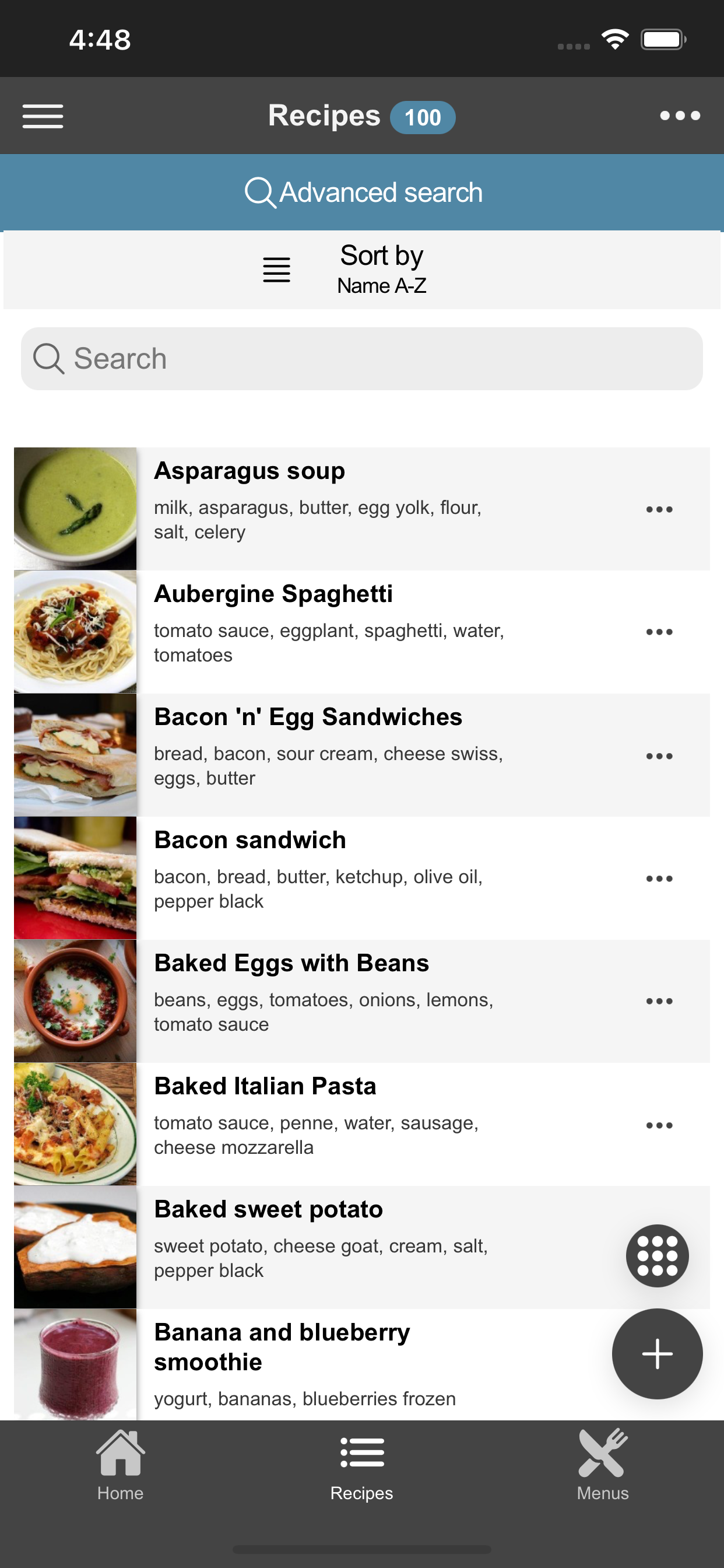 EasyMenu Meal Planner 3