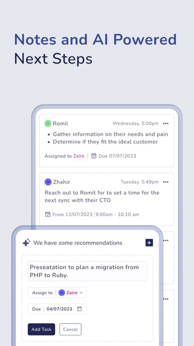 Sales Sparrow Screenshot