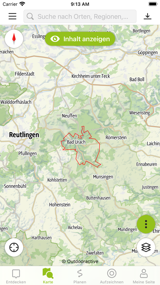 #6. Bad Urach (iOS) 由: Outdooractive AG