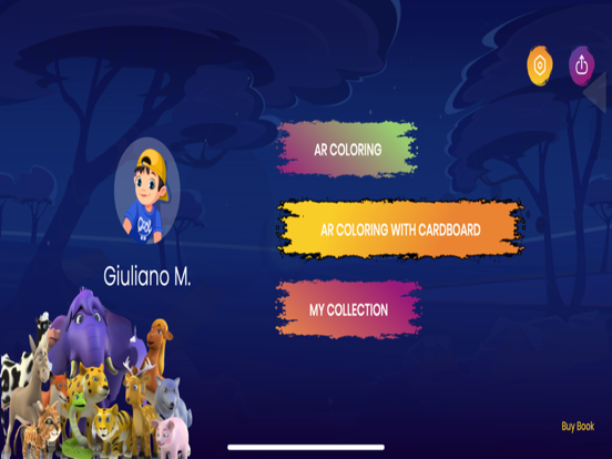 Screenshot #4 pour AnimalsColoringBookAR