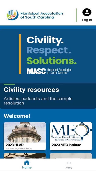 Municipal Association of SC Screenshot