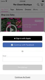the closet boutique iphone screenshot 1