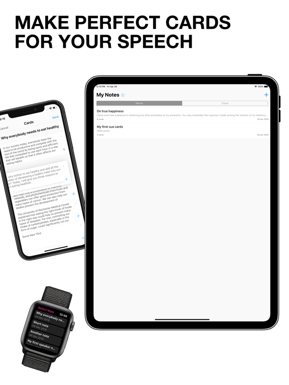 Screenshot #4 pour HintApp - Cue Cards & Notes