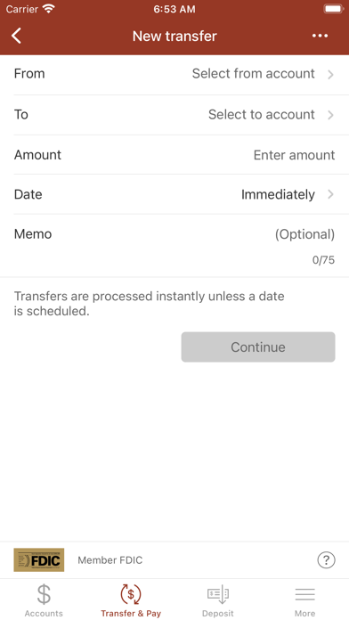 The Peoples Bank SC Mobile Screenshot