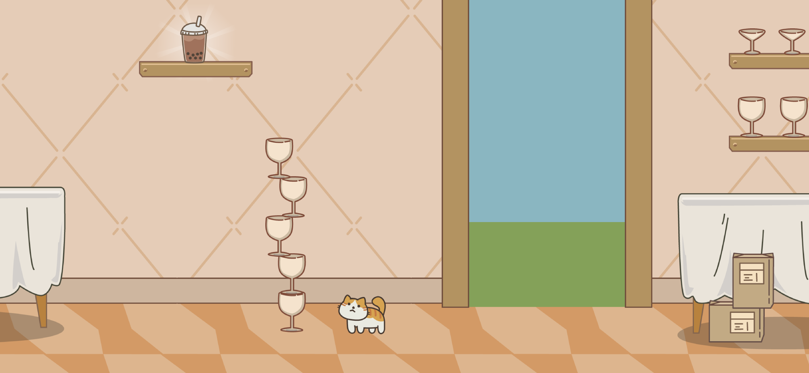 Bubble Tea Cat