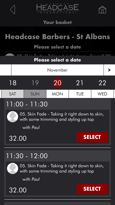 Headcase Barbers Screenshot