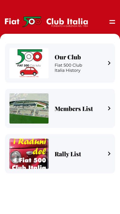 Fiat 500 Club Italia Screenshot