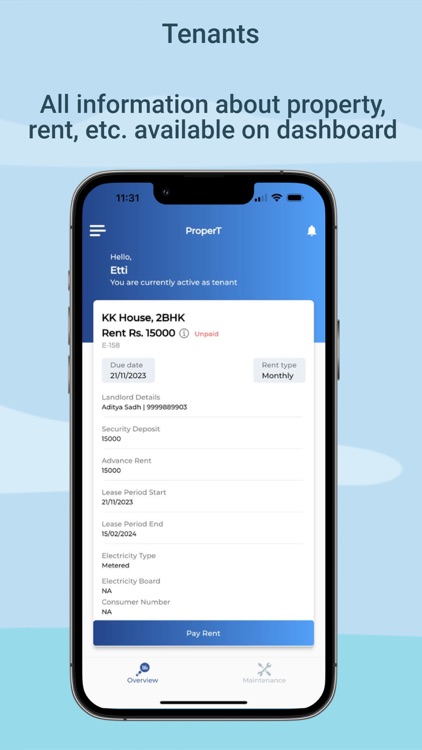 ProperT : Manage rent & tenant screenshot-5