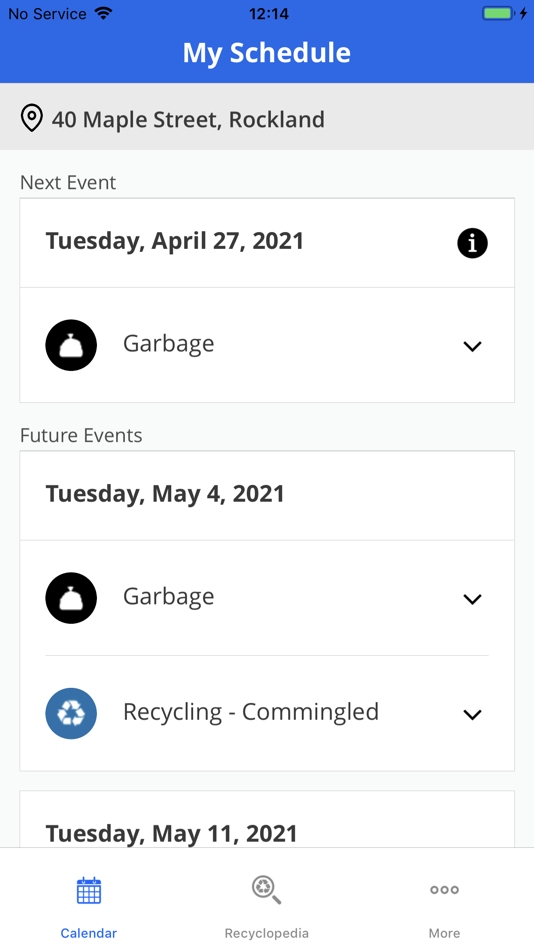 #3. Town of Rockland's Trash App (iOS) 由: Town of Rockland