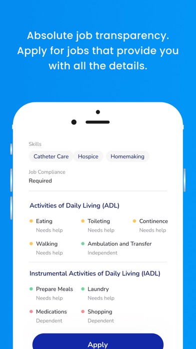 impowered Caregiver Screenshot