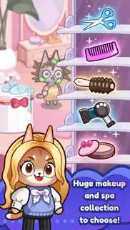 idle cat makeover: hair salon iphone screenshot 3